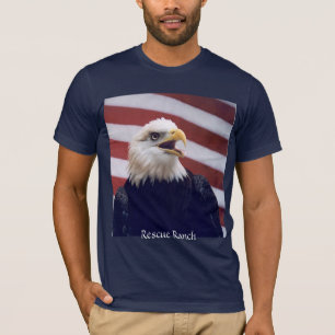 T-shirts Eagle & bandeira