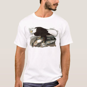 T-shirts Eagle dirigido branco   John James Audubon