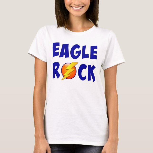 T-shirts Eagle Rock Lightning Bolt (Frente)