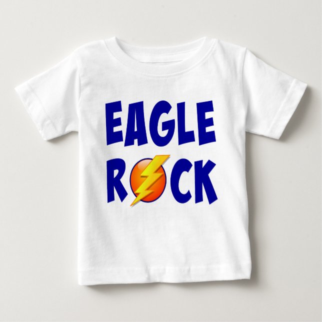 T-shirts Eagle Rock Lightning Bolt (Frente)