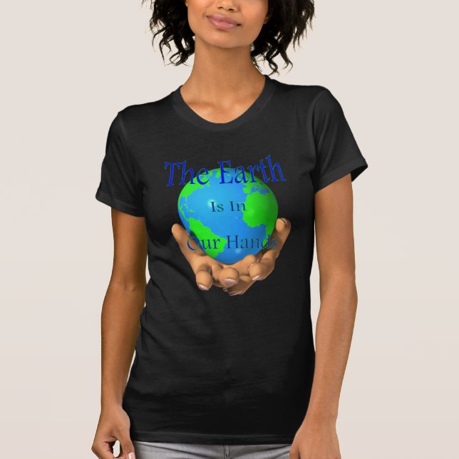 T-shirts earth.inourhands (Frente)