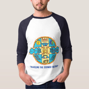 T-shirts EarthWalk, "VIAJANDO o COSMOS JUNTO "