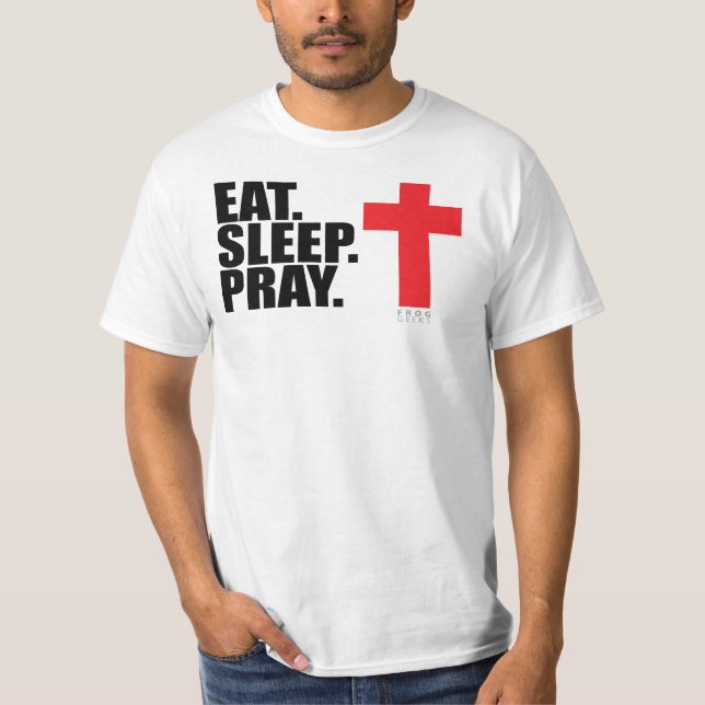 T-shirts EatSleepPray (Frente)