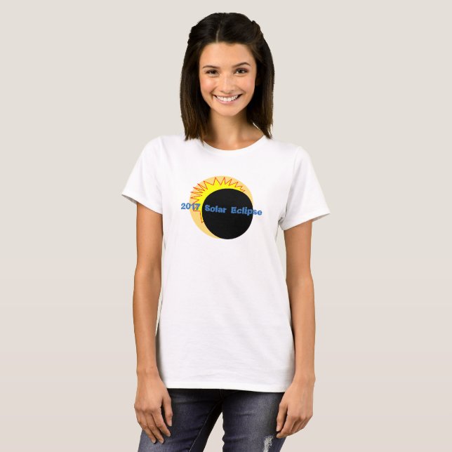 T-shirts Eclipse Solar 2017 (Frente Completa)