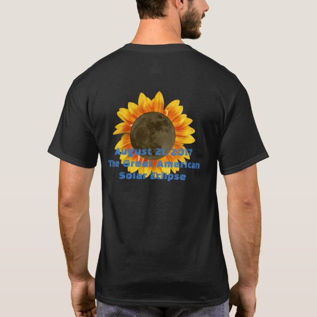 T-shirts Eclipse Solar 2017 (Verso)