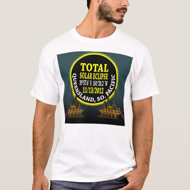 T-shirts Eclipse solar total 11/13/2012 (Frente)