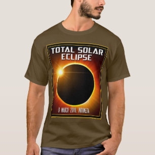 T-shirts Eclipse solar total de Indonésia (2016)