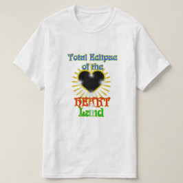 T-shirts Eclipse total da terra do coração
