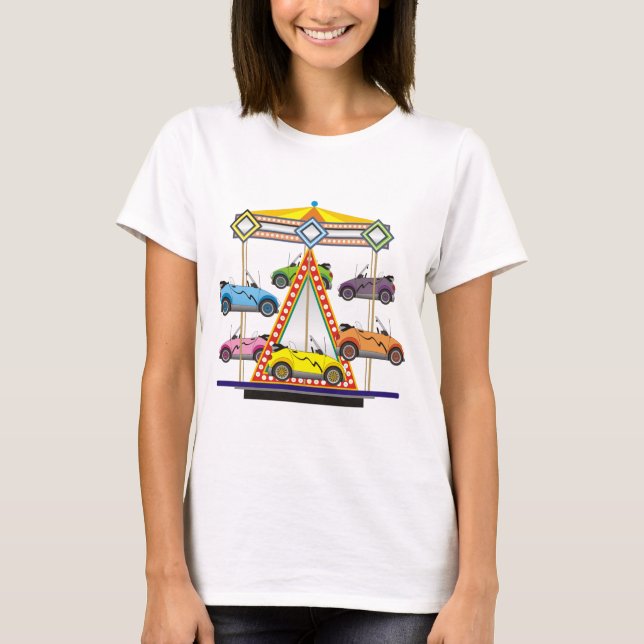 T-shirts Eco Car Carrousel (Frente)