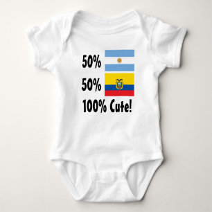 T-shirts Ecuadorian 100% do argentino 50% de 50% bonito