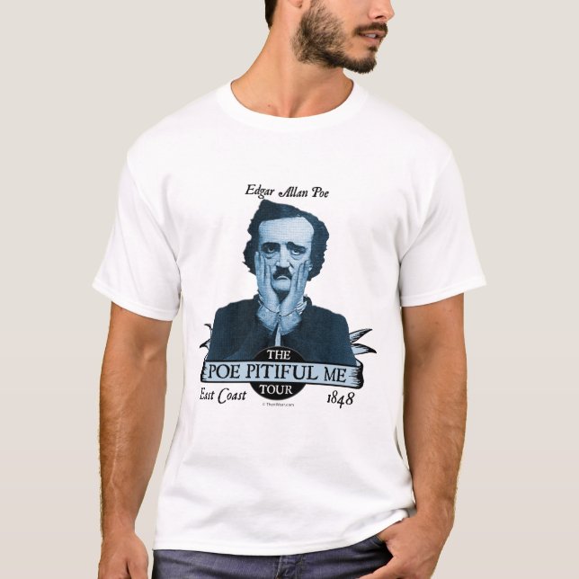 T-shirts Edgar Allan "ponto de entrada lamentável mim" (Frente)