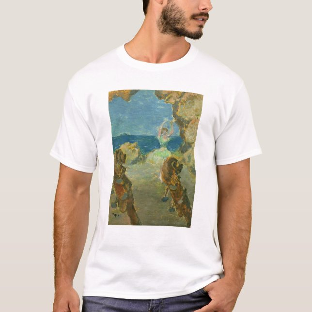 T-shirts Edgar Degas | o dançarino de balé, 1891 (Frente)