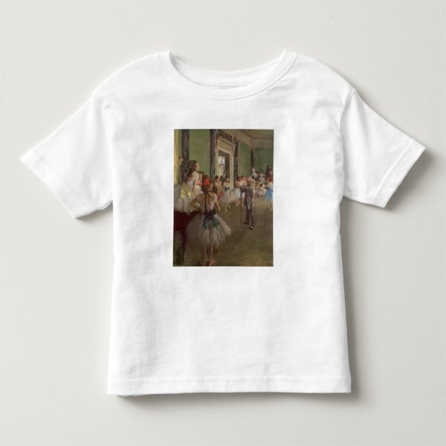 T-shirts Edgar Degas| The Dancing Class, c.1873-76 (Frente)