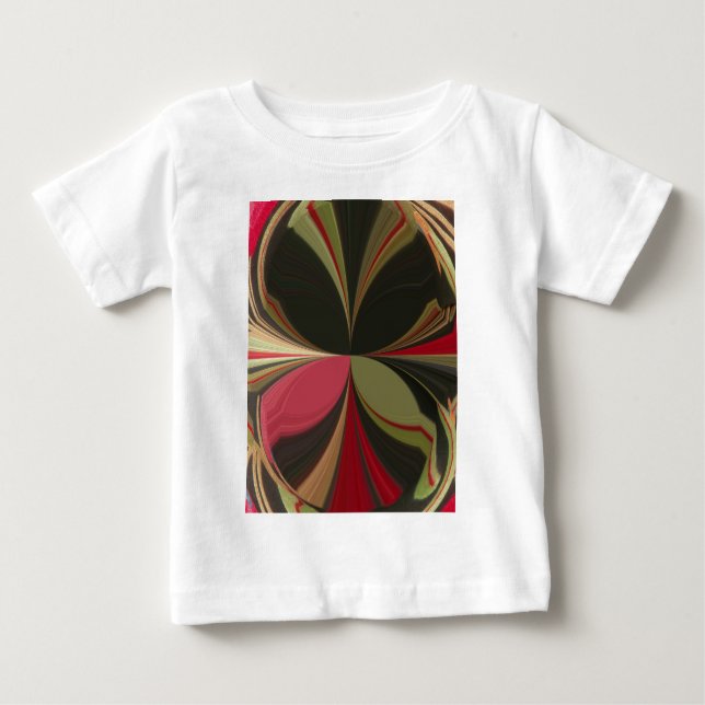 T-shirts Edgy Earth Kaleidoscope Art Impressão (Frente)