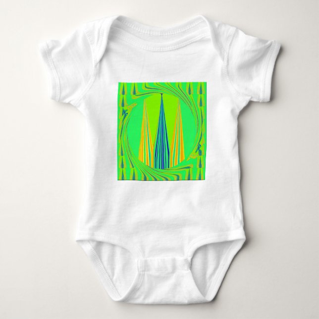 T-shirts Edgy Geometry Neon Design (Frente)