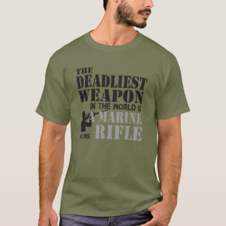 T-shirts Edição limitada marinha e seu rifle