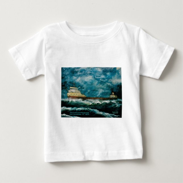 T-shirts Edmund Fitsgerald 1996 com texto (Frente)