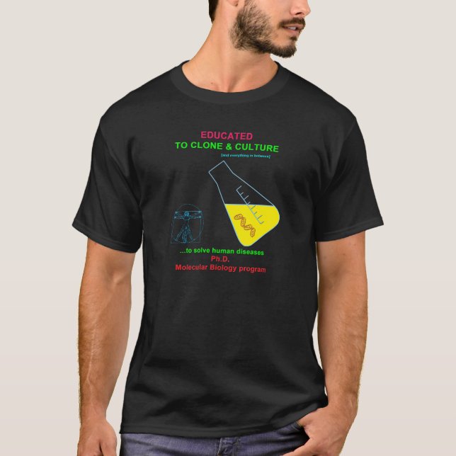 T-shirts Educado para clonar & cultivar (Frente)