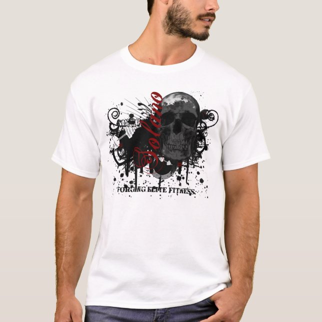 T-shirts EDUN vivem o T das mulheres (Frente)