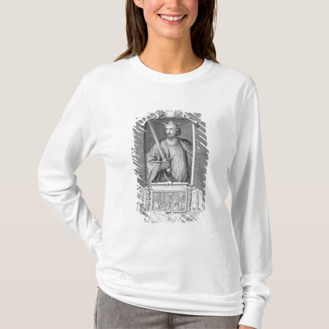T-shirts Edward mim (1239-1307) reis de Inglaterra desde (Frente)