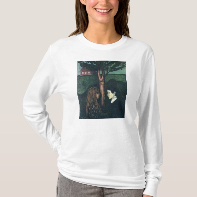 T-shirts Edward Munch a pintura da arte (Frente)