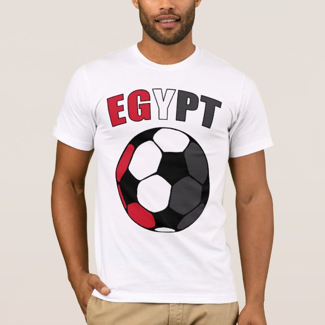 T-shirts Egipto Footy (luz) (Frente)