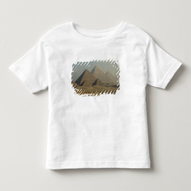 T-shirts Egito, Gizé, Complexo das Pirâmides de Gizé, Plana (Frente)
