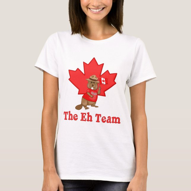 T-shirts Eh Team Beaver (Frente)