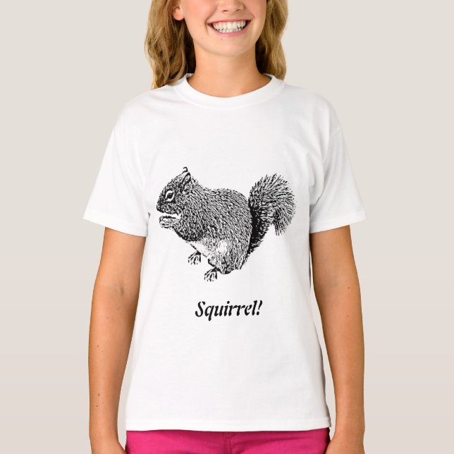 T-shirts Ei Squirrel (Frente)