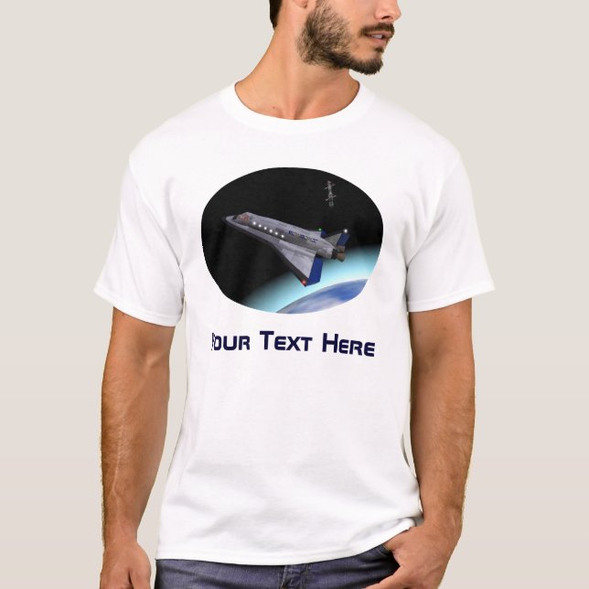 T-shirts El Al Maslool Space Shuttle (Frente)