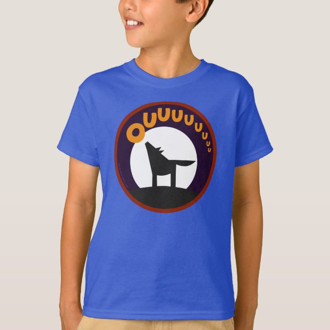 T-shirts EL BUHO BOO - Lobo (Frente)