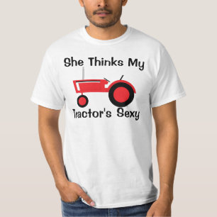 T-shirts Ela pensa vermelha