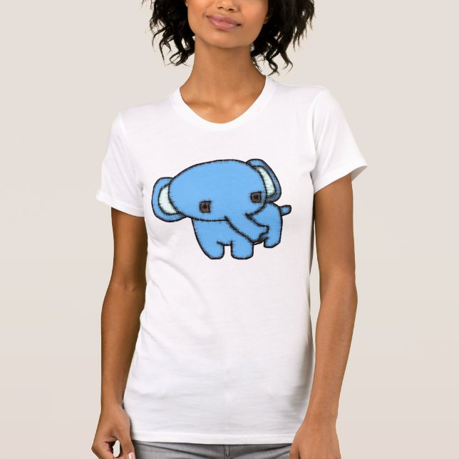 T-shirts Elefante bonito (Frente)