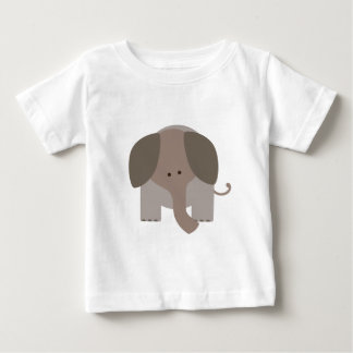 T-shirts Elefante bonito de Brown