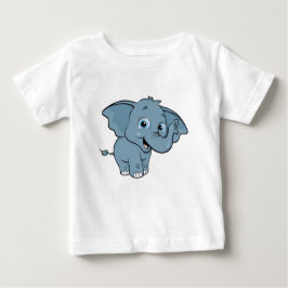 T-shirts Elefante bonito do bebê