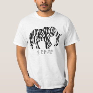 T-shirts Elefante com listras da zebra + suas ideias