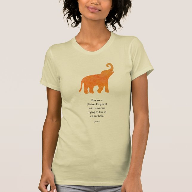 T-shirts Elefante divino (Frente)