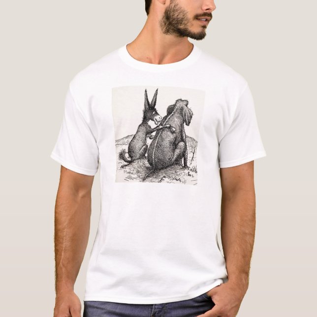 T-shirts elefante do asno (Frente)