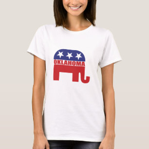 T-shirts Elefante do republicano de Oklahoma