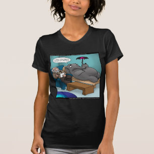 T-shirts Elefante Engraçado em Terapia