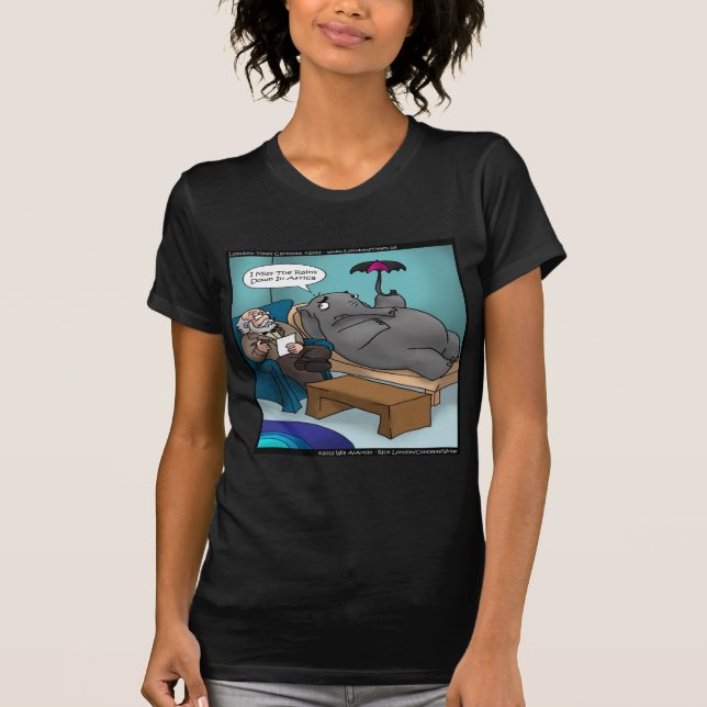 T-shirts Elefante Engraçado em Terapia (Frente)