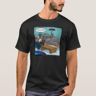 T-shirts Elefante Engraçado em Terapia