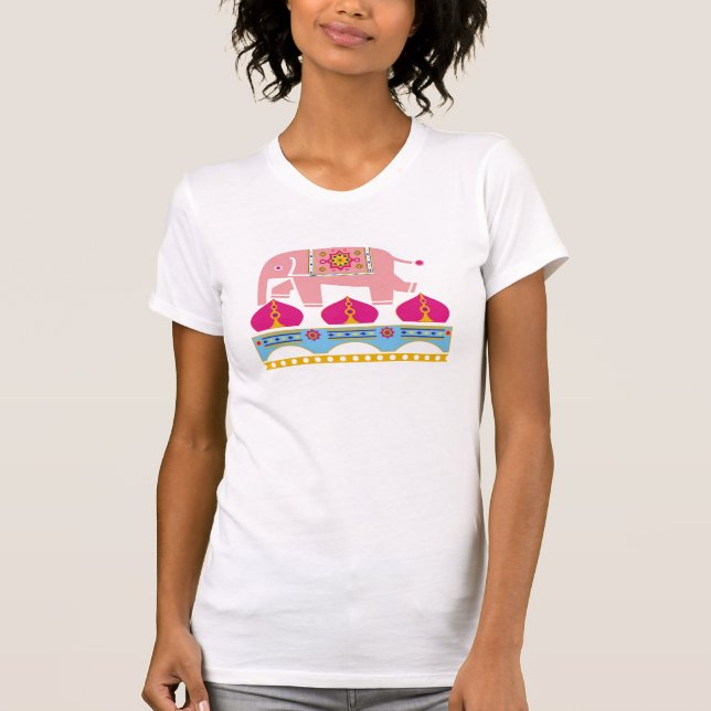 T-shirts Elefante exótico (Frente)