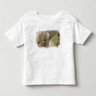 T-shirts Elefante indiano / asiático e filhote, Corbett 2
