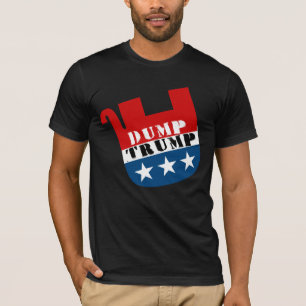T-shirts Elefante Morto - Despeje Trump - Anti-Trump -