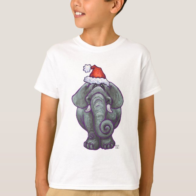 T-shirts Elefante Natal (Frente)