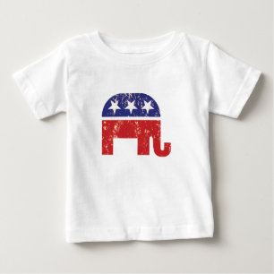 T-shirts Elefante original republicano Tan afligido