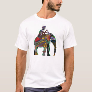 T-shirts Elefante ornamentado