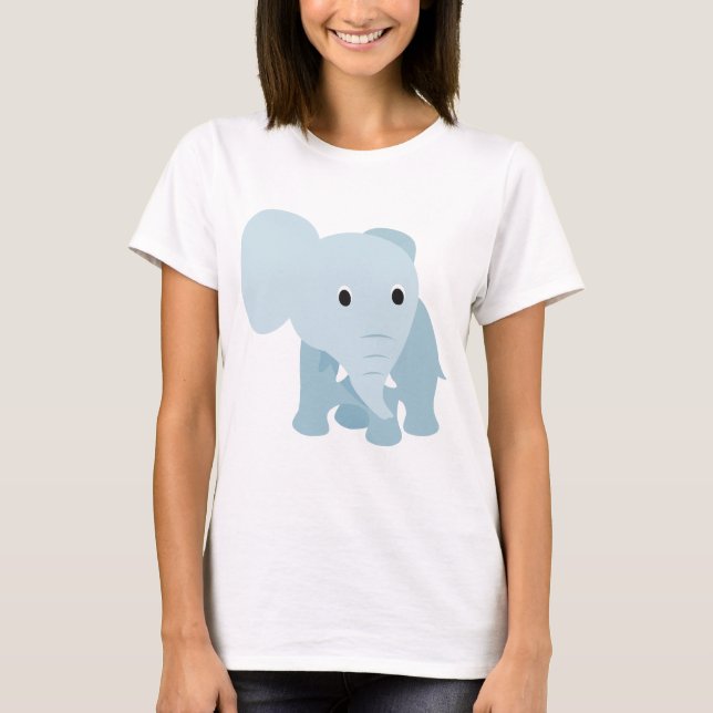 T-shirts Elefante para Bebê (Frente)