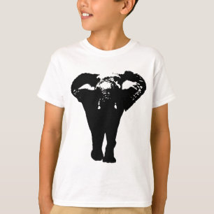 T-shirts Elefante Pop único